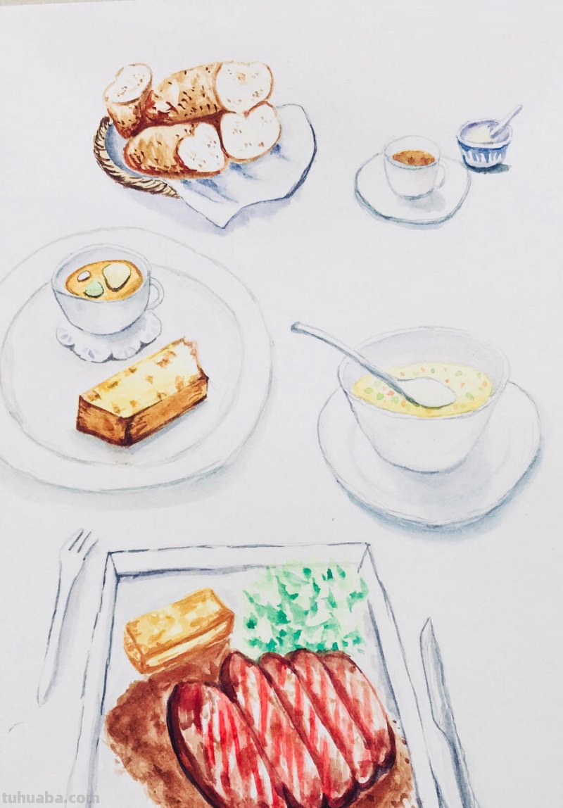 水彩入门工具：分享自己平时画水彩常用的工具（附水彩练习作品）