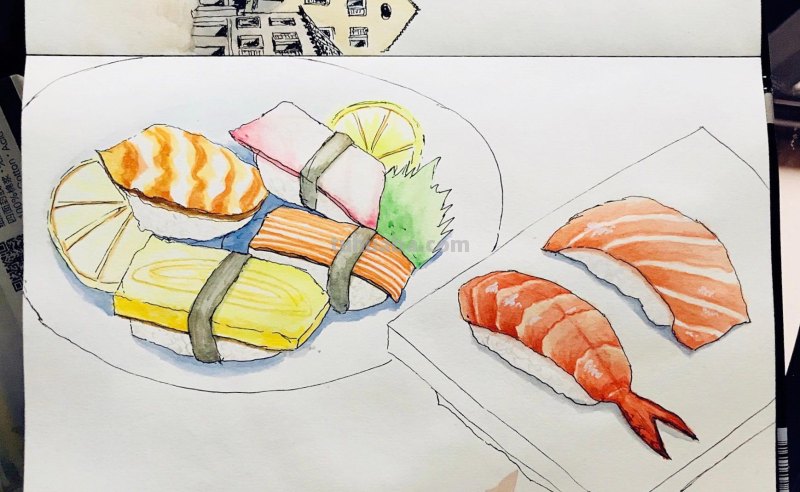 水彩入门工具：分享自己平时画水彩常用的工具（附水彩练习作品）