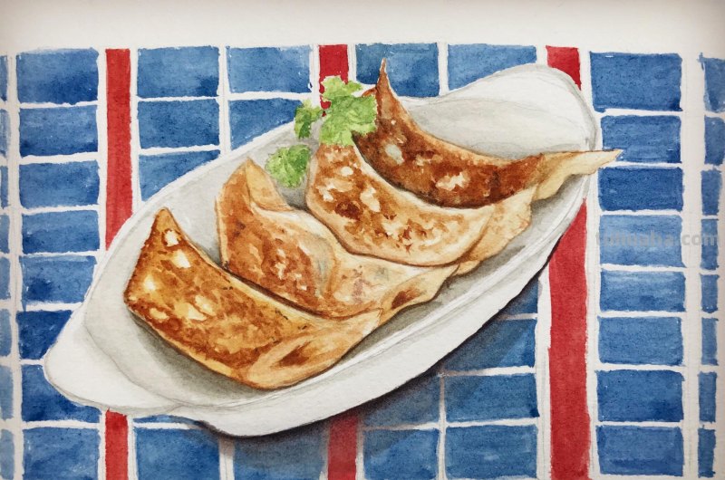 水彩入门工具：分享自己平时画水彩常用的工具（附水彩练习作品）