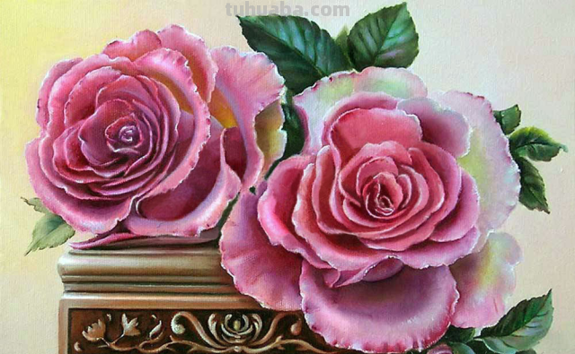 艺术家VALEVSKAYA VALENTINA MIKHAILOVNA静物花卉作品