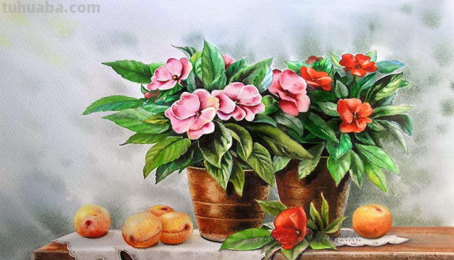 艺术家VALEVSKAYA VALENTINA MIKHAILOVNA静物花卉作品