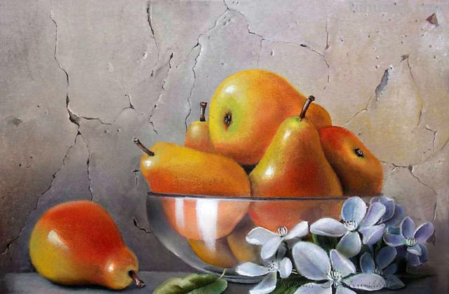 艺术家VALEVSKAYA VALENTINA MIKHAILOVNA静物花卉作品