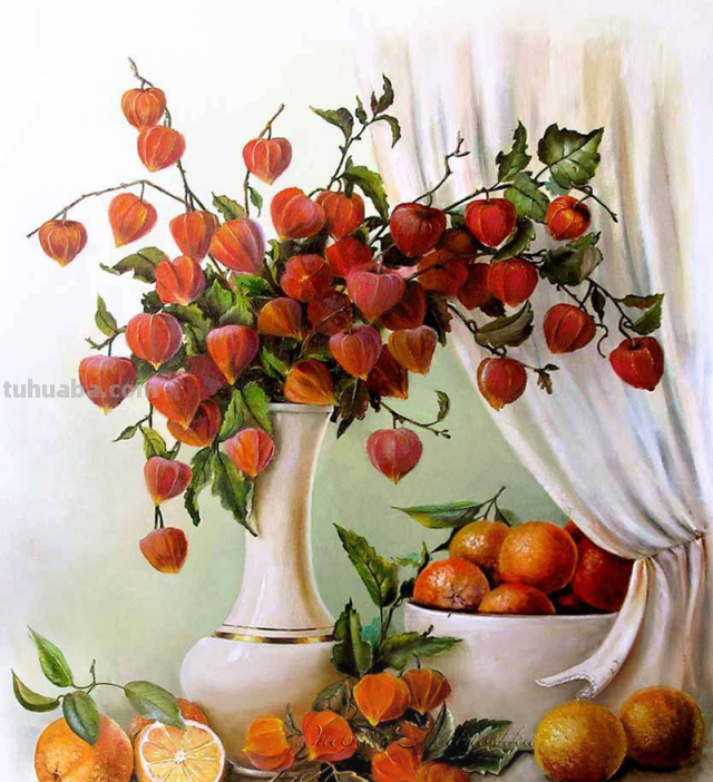 艺术家VALEVSKAYA VALENTINA MIKHAILOVNA静物花卉作品