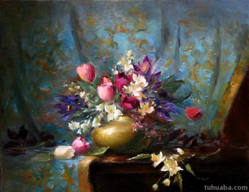 Patricia Rohrbacher花卉静物绘画作品
