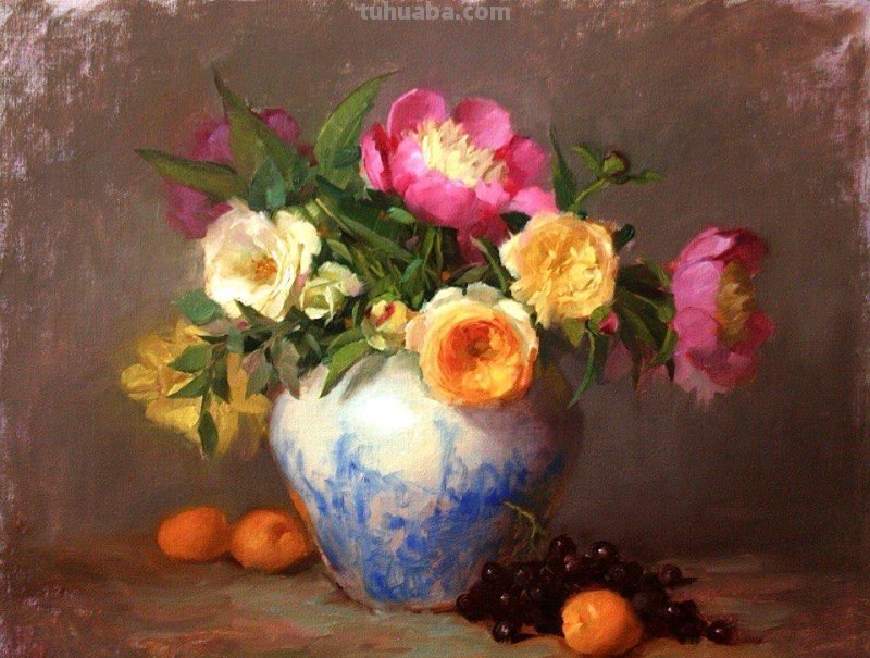 Patricia Rohrbacher花卉静物绘画作品