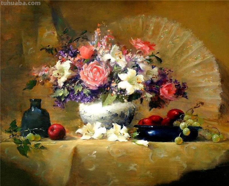 Patricia Rohrbacher花卉静物绘画作品
