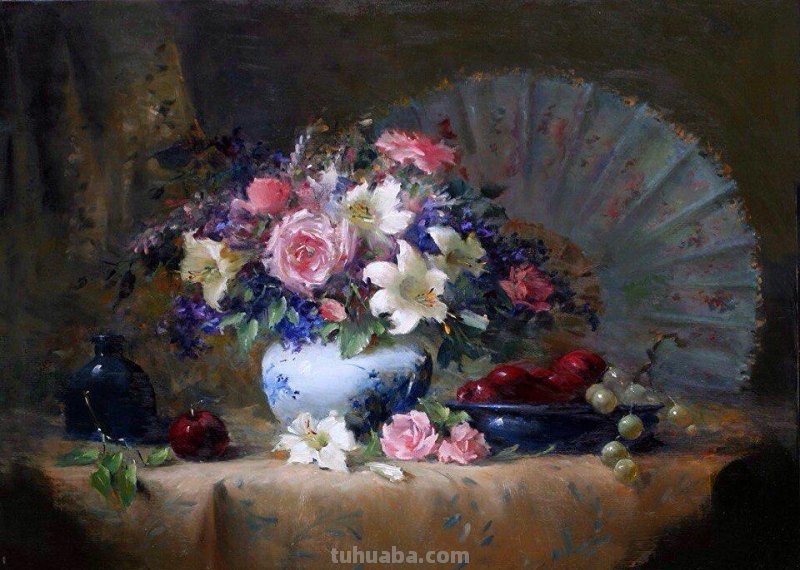 Patricia Rohrbacher花卉静物绘画作品