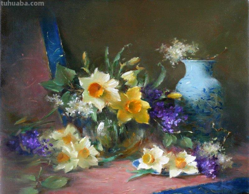 Patricia Rohrbacher花卉静物绘画作品