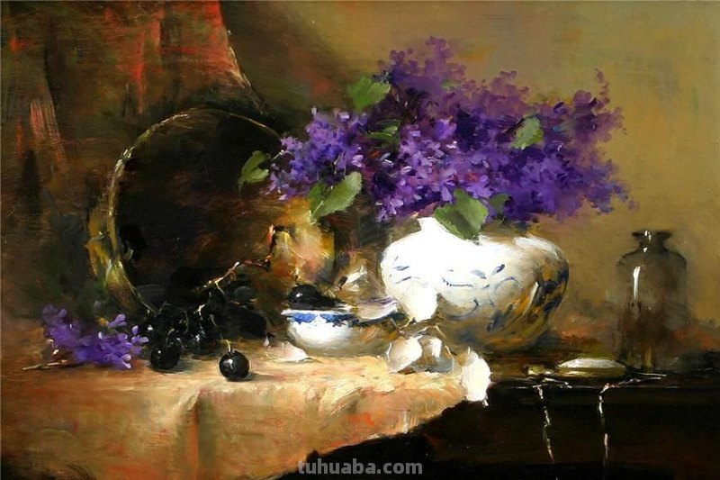 Patricia Rohrbacher花卉静物绘画作品