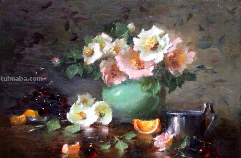 Patricia Rohrbacher花卉静物绘画作品