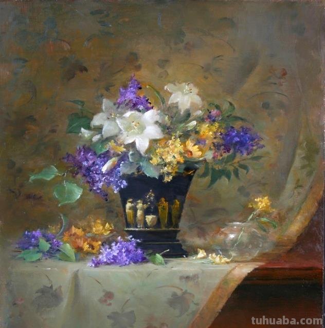 Patricia Rohrbacher花卉静物绘画作品