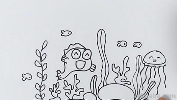 水母怎么画简笔画图片(水母怎么画简笔画图片 画法) 水母怎么画简笔画图片(水母怎么画简笔画图片 画法)