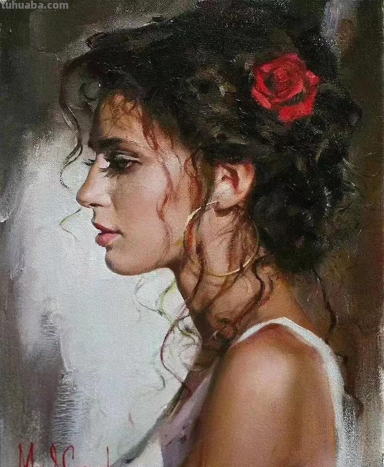 人体油画，让人陶醉的人间绝色