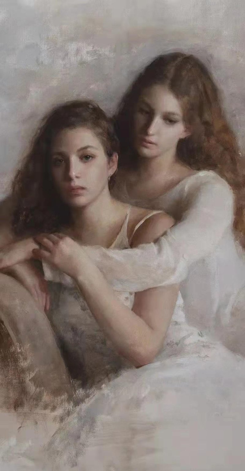 人体油画，让人陶醉的人间绝色