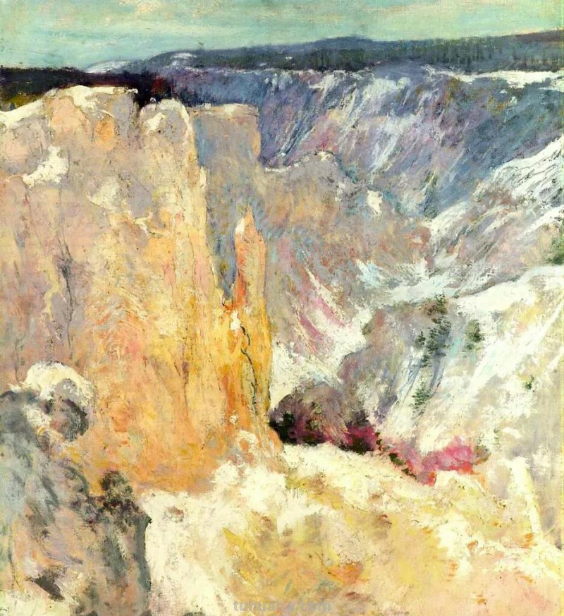 欢快亮丽的风景油画-印象派画家特瓦克特曼作品欣赏 欢快亮丽的风景油画-印象派画家特瓦克特曼作品欣赏