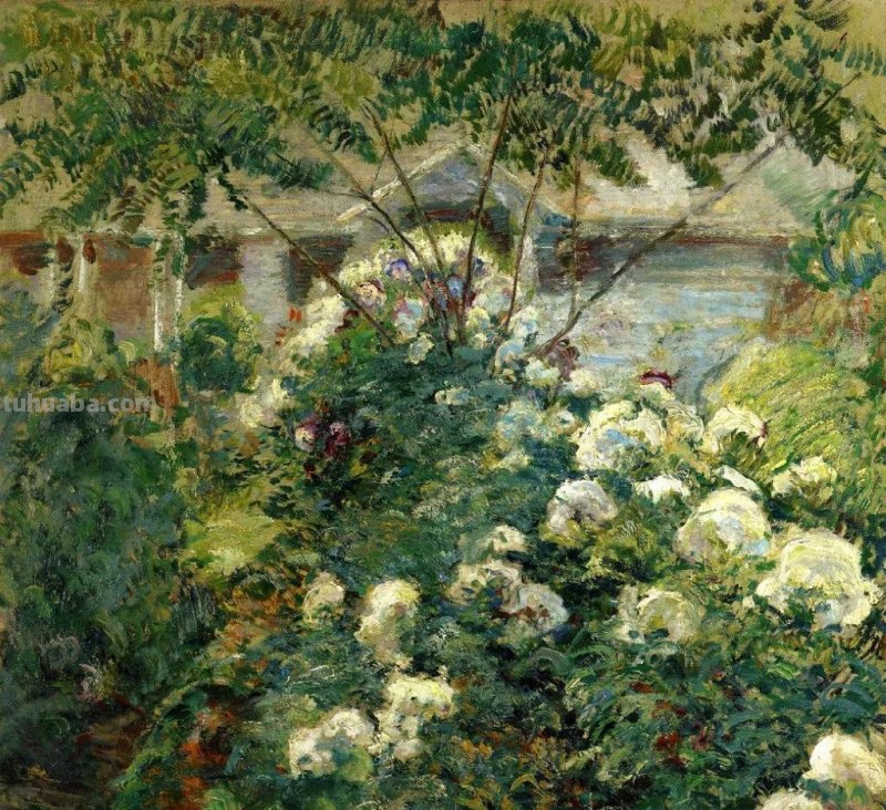 欢快亮丽的风景油画-印象派画家特瓦克特曼作品欣赏 欢快亮丽的风景油画-印象派画家特瓦克特曼作品欣赏