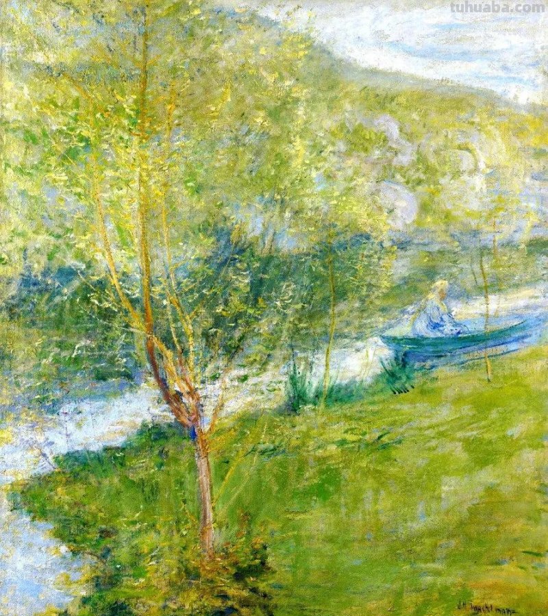 欢快亮丽的风景油画-印象派画家特瓦克特曼作品欣赏 欢快亮丽的风景油画-印象派画家特瓦克特曼作品欣赏