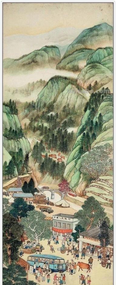现代著名画家何海霞四十五幅经典绘画作品赏析
