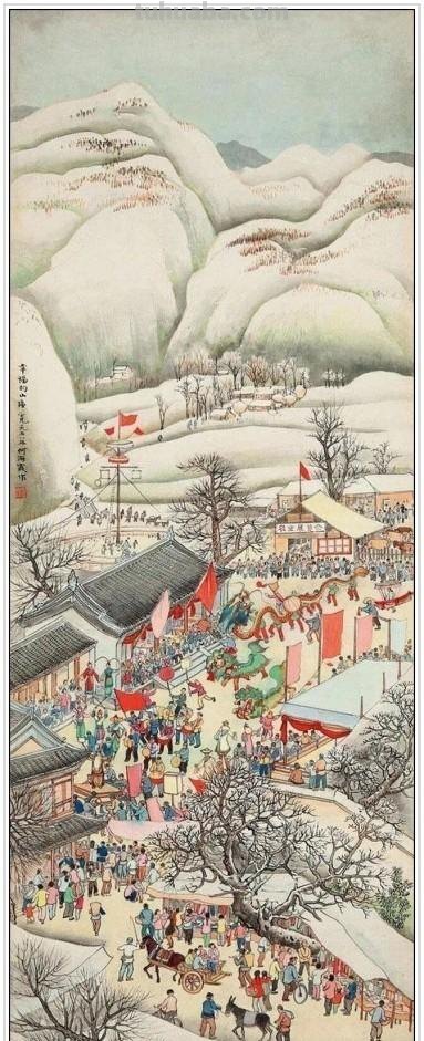 现代著名画家何海霞四十五幅经典绘画作品赏析