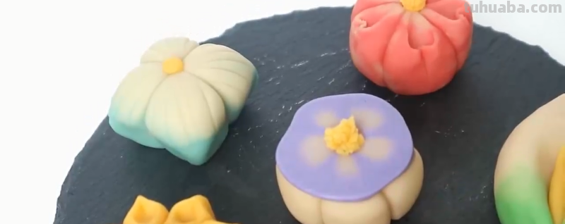 「烘焙教程」多彩和菓子，家里的孩子最喜欢啦！