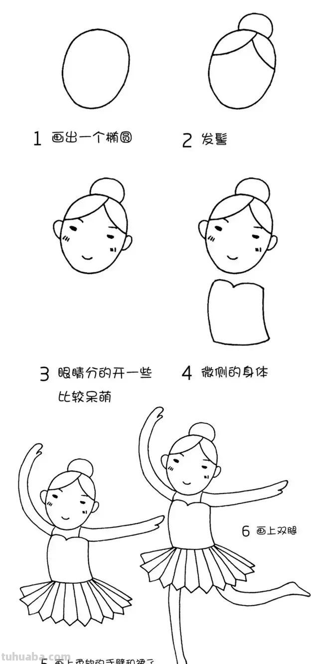 简笔画｜10大可爱人物形象简笔画，孩子都爱画，家长快收藏！