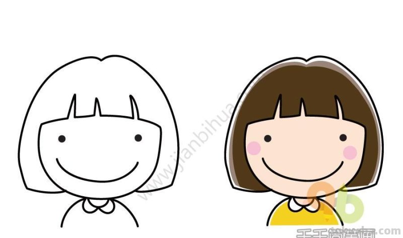 3分钟，教你15种人物头像简笔画，哄娃和手帐都用得到，Mark！