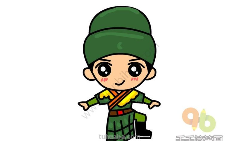 古代人物简笔画，留着教小朋友~