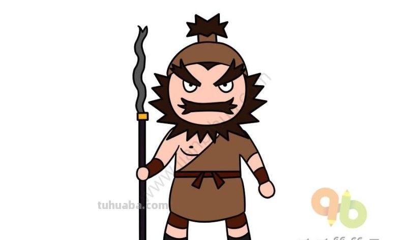 人物简笔画：寥寥几笔方可让三国演义中的人物重现江湖！