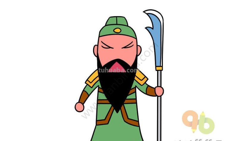 人物简笔画：寥寥几笔方可让三国演义中的人物重现江湖！