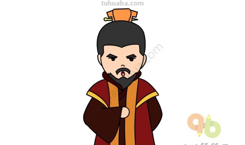 人物简笔画：寥寥几笔方可让三国演义中的人物重现江湖！