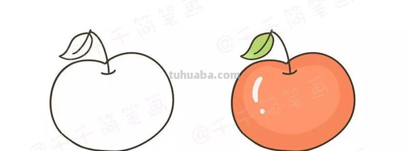 10种常见水果简笔画，看一遍就会！