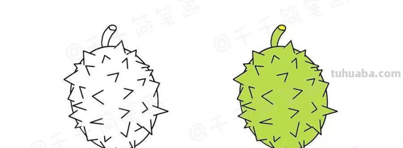 10种常见水果简笔画，看一遍就会！
