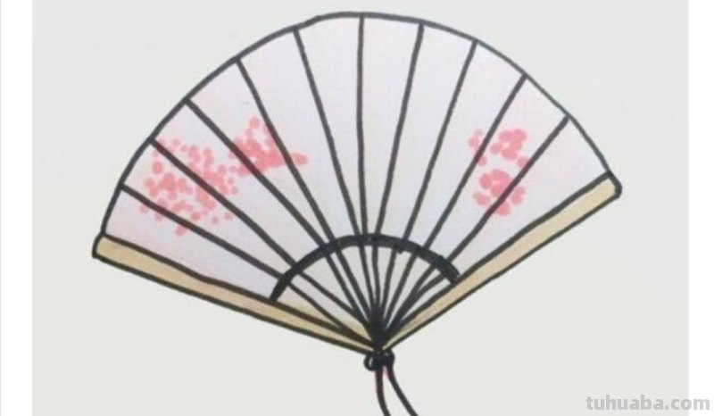 扇子怎么画简笔画图片(扇子怎么画简笔画图片中国风) 扇子怎么画简笔画图片(扇子怎么画简笔画图片中国风)