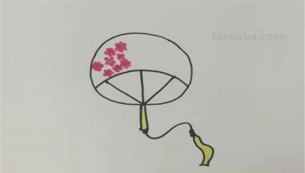 扇子怎么画简笔画图片(扇子怎么画简笔画图片中国风) 扇子怎么画简笔画图片(扇子怎么画简笔画图片中国风)