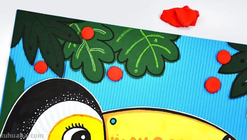 儿童画教程｜趣味色彩艺术课程《世界上嘴巴最大的鸟》