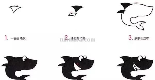 儿童简笔画—10种海洋生物详细教程,还有颜色喔~ 儿童简笔画—10种海洋生物详细教程,还有颜色喔~