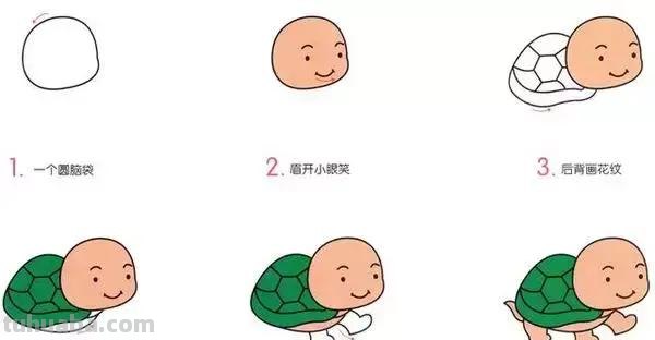 儿童简笔画—10种海洋生物详细教程,还有颜色喔~ 儿童简笔画—10种海洋生物详细教程,还有颜色喔~