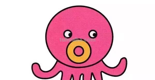 幼儿简笔画：10种海洋生物详细教程，还有颜色喔~