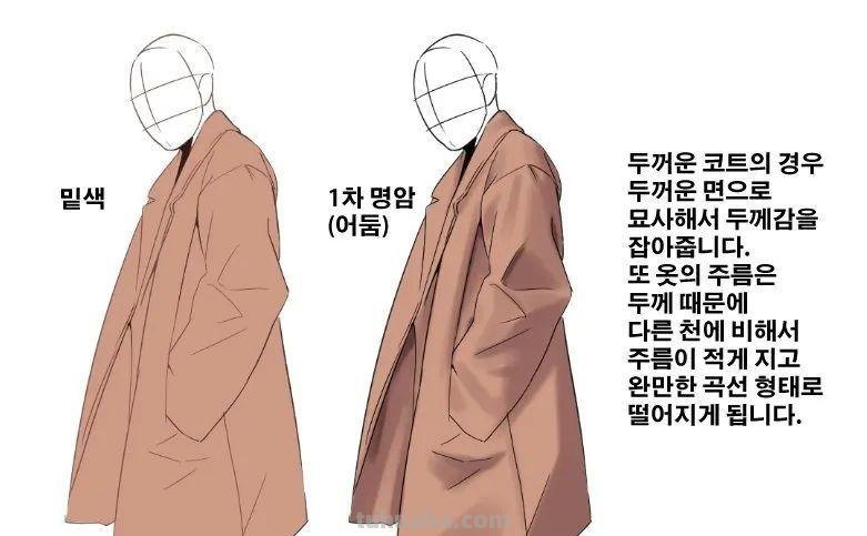 「绘画素材」最全“服饰褶皱”素材合辑，专治衣褶苦手