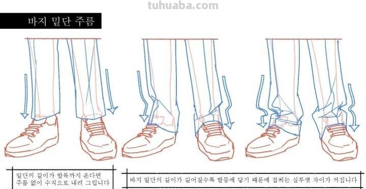 「绘画素材」最全“服饰褶皱”素材合辑，专治衣褶苦手
