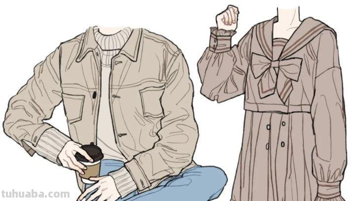 「绘画素材」最全“服饰褶皱”素材合辑，专治衣褶苦手