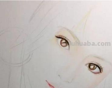 彩铅怎么画蓝色头发（彩铅怎么画蓝色头发女生）