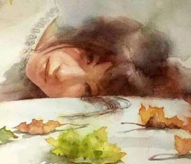 柔媚少女｜日本当代人物水彩画欣赏