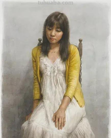 柔媚少女｜日本当代人物水彩画欣赏