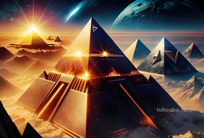 Ai绘画：一组三体风格的科幻插画