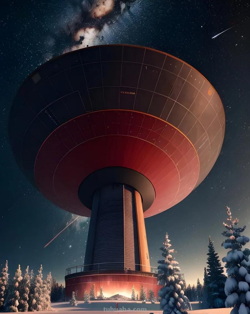 Ai绘画：一组三体风格的科幻插画