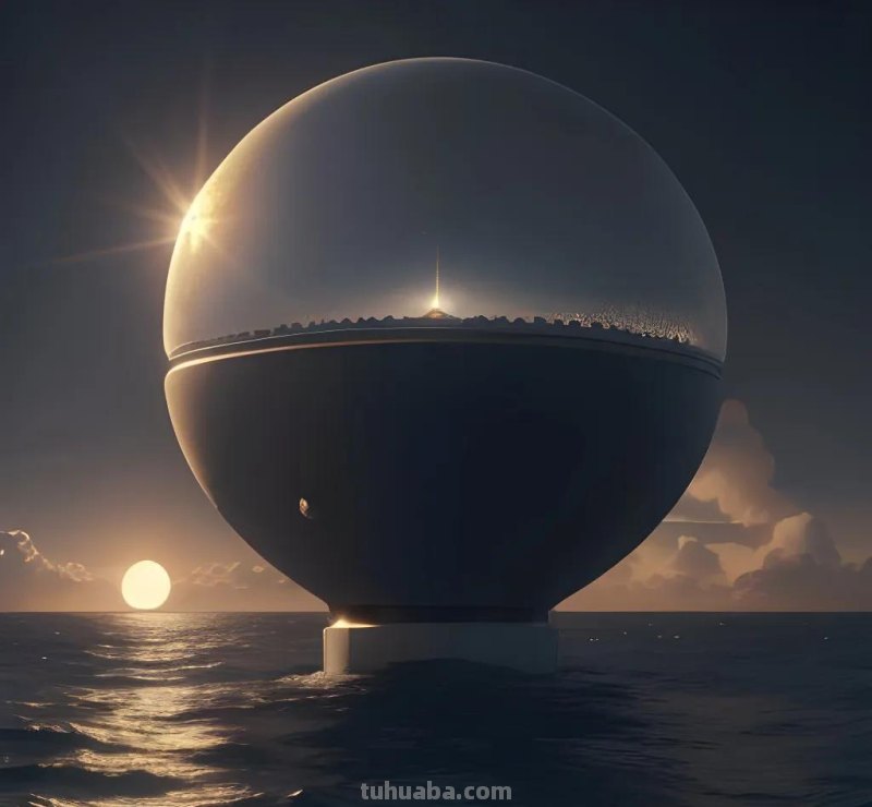 Ai绘画：一组三体风格的科幻插画