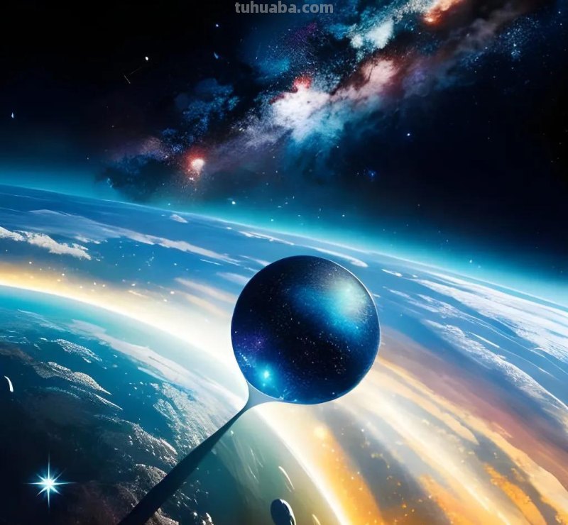 Ai绘画：一组三体风格的科幻插画