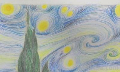 彩铅星空鲸鱼怎么画（彩铅星空鲸鱼怎么画简单）