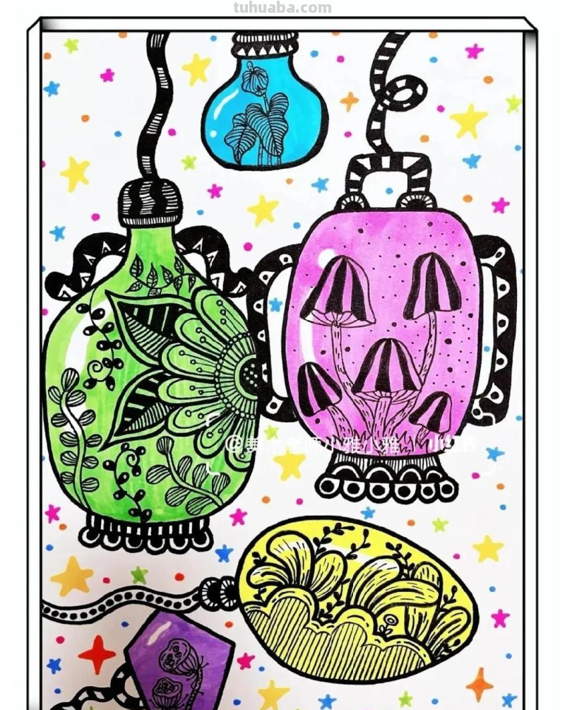 最新少儿美术精选100张，汇聚各类绘画创意，快收藏起来吧！